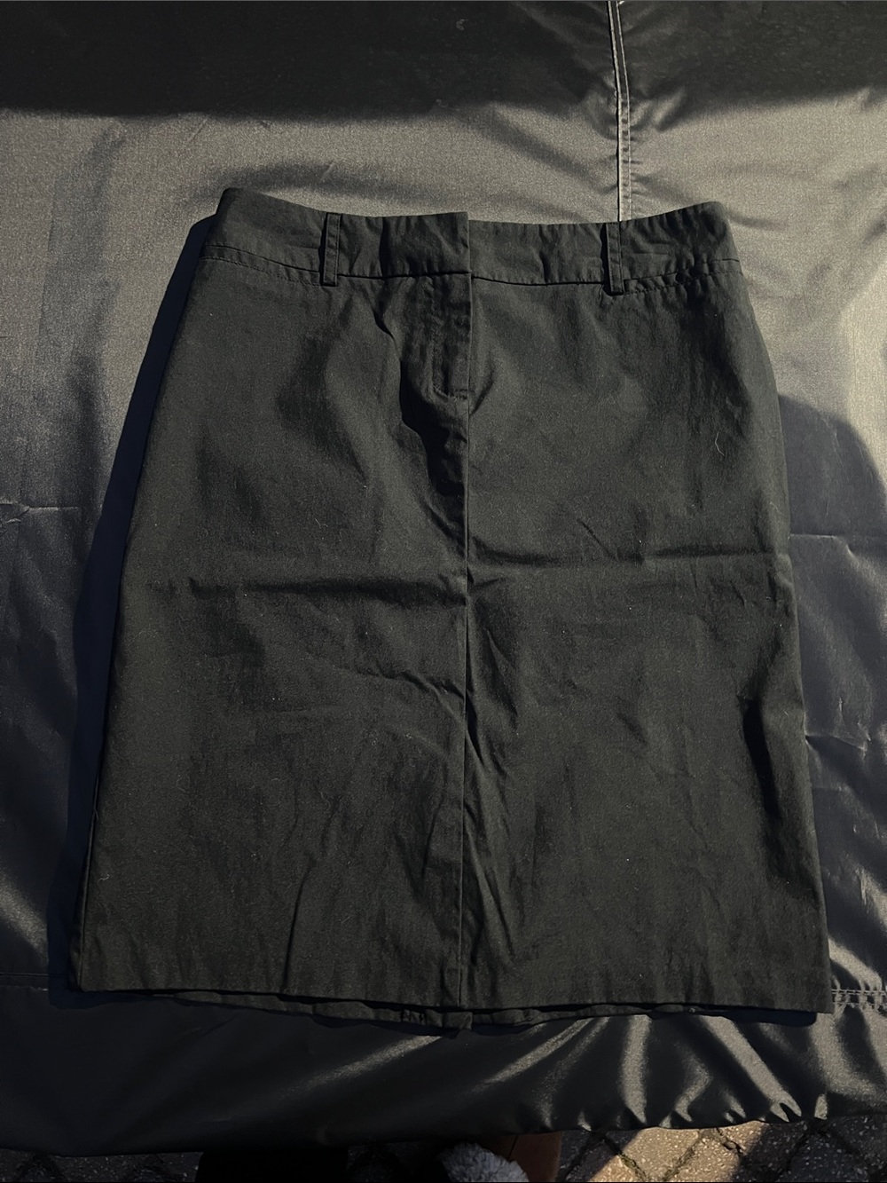 New York & company Classic Black A-Line Skirt